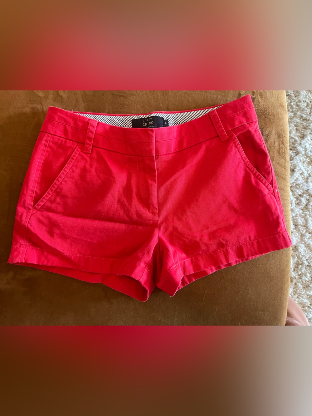 J. Crew Red Shorts